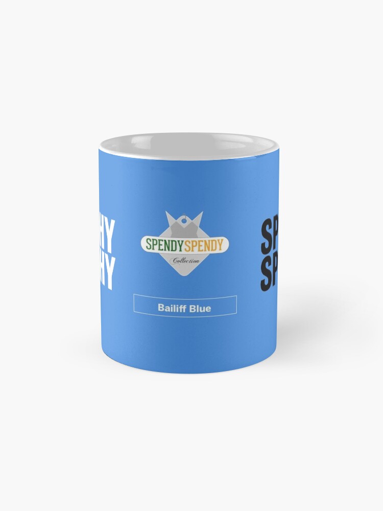 Alternate view of Spendy Spendy Mug - Bailiff Blue Mug