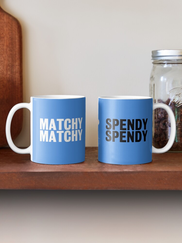 Alternate view of Spendy Spendy Mug - Bailiff Blue Mug