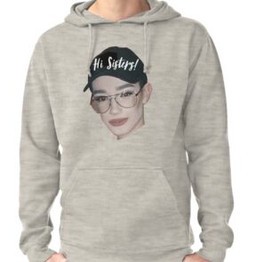 pink james charles hoodie