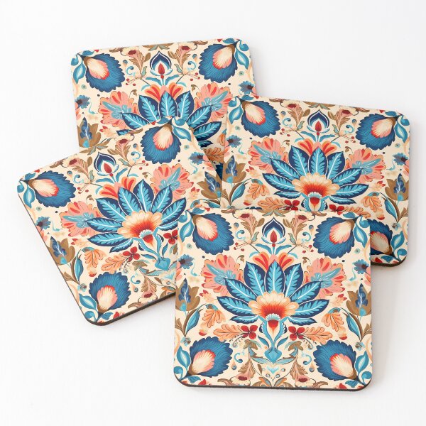 Item preview, Vintage Bohemian pattern, Floral charm designed and sold by SweetWhiskers.