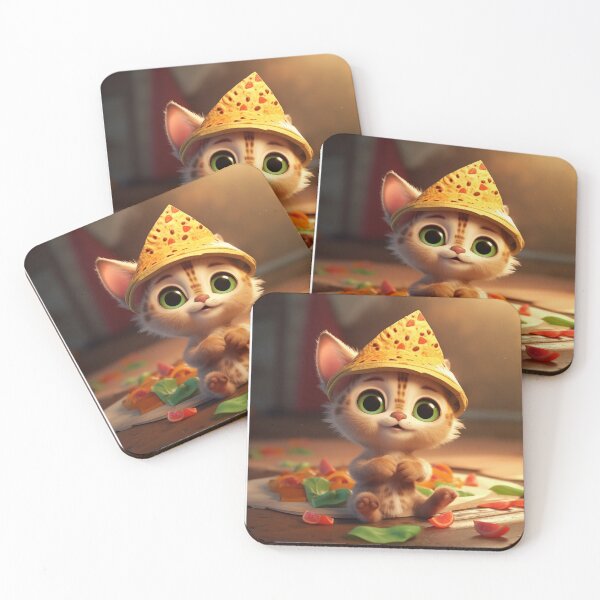 Item preview, cat drinks tortilla designed and sold by DigitalPixelize.
