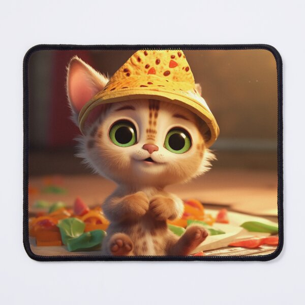 Item preview, cat drinks tortilla designed and sold by DigitalPixelize.
