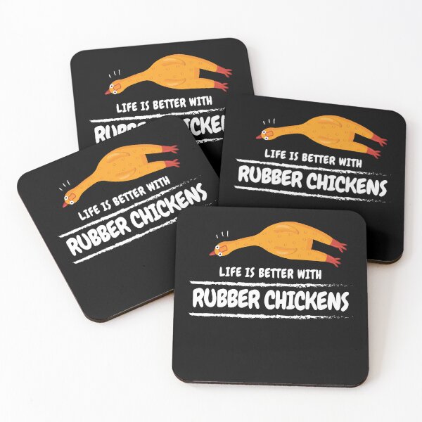 Item preview, Life Is Better With Rubber Chickens designed and sold by MooonTees.