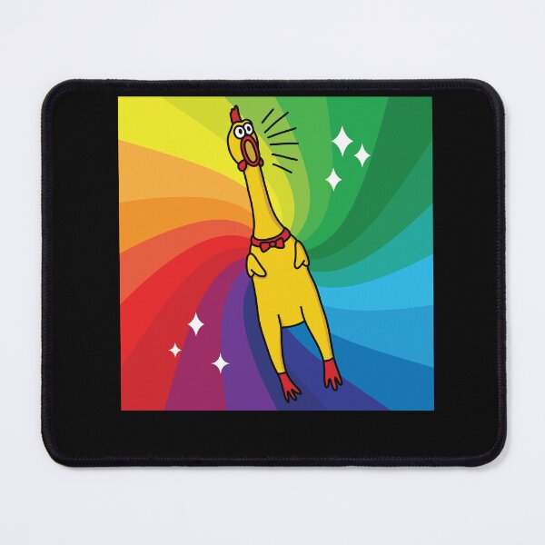 Item preview, Rubber Chickens Rainbow Rubber Chicken designed and sold by MooonTees.