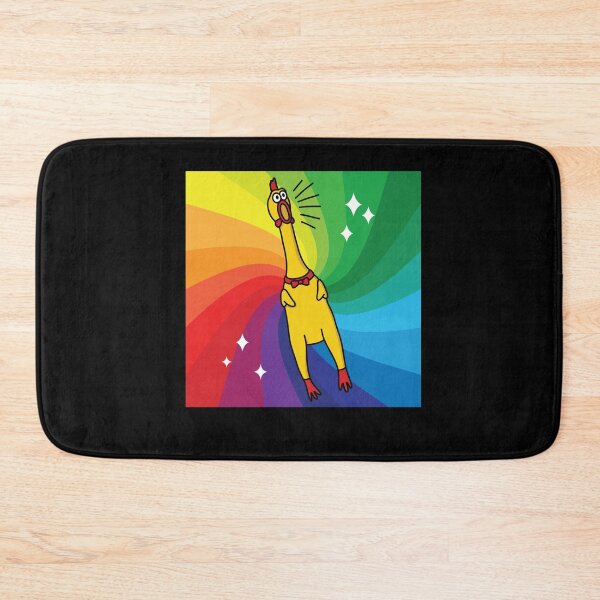 Item preview, Rubber Chickens Rainbow Rubber Chicken designed and sold by MooonTees.
