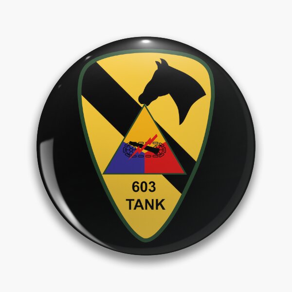 Item preview, Army - 603rd Medium Tank Co  - 1st Cav wo Txt designed and sold by Military Insignia Products.