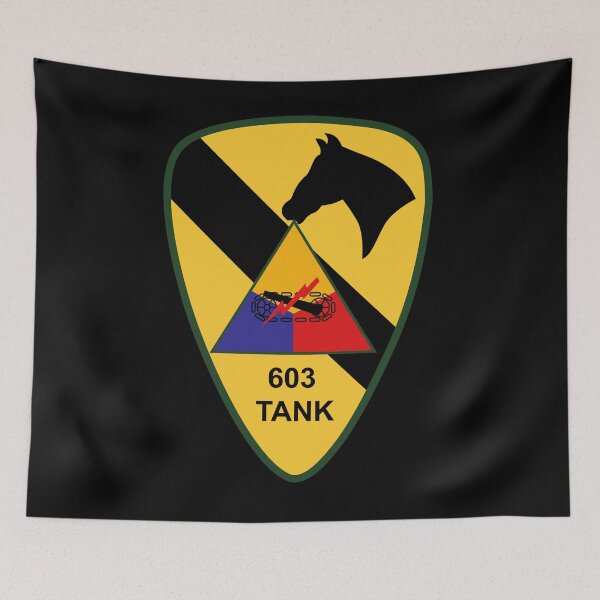 Item preview, Army - 603rd Medium Tank Co  - 1st Cav wo Txt designed and sold by Military Insignia Products.