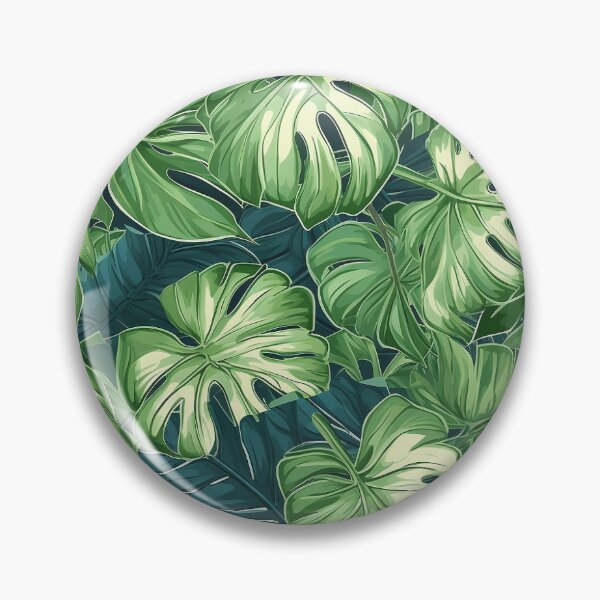 Item preview, patrón de monstera abigarrado designed and sold by BloodRubyz.