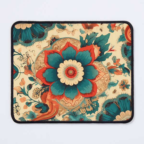 Item preview, Boho Floral, Vintage pattern Style with Vibrant Accents designed and sold by SweetWhiskers.