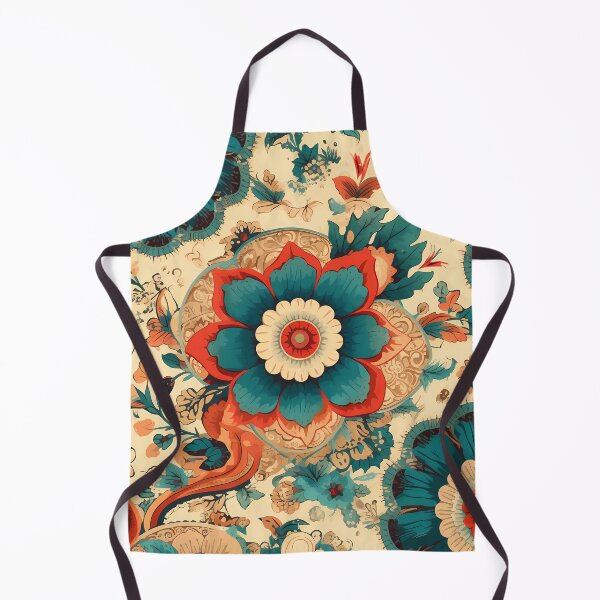 Item preview, Boho Floral, Vintage pattern Style with Vibrant Accents designed and sold by SweetWhiskers.
