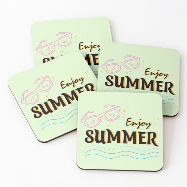 Item preview, enjoy summer lettering, hello summer lettering theme designed and sold by SabinArt.