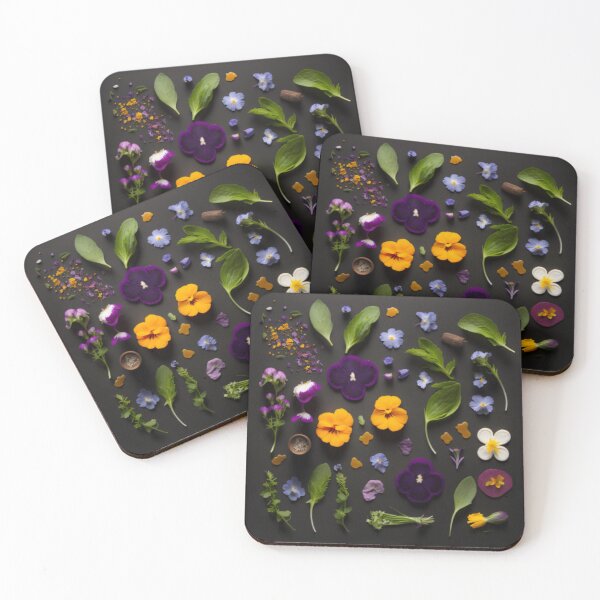 Item preview, Edible Flower and Microgreen Pattern designed and sold by SAMicrogreens.
