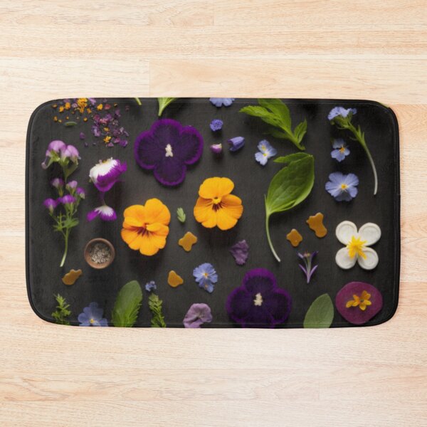 Item preview, Edible Flower and Microgreen Pattern designed and sold by SAMicrogreens.