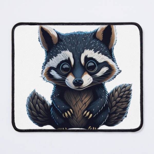 Item preview, Detailed and Charming: Cute Raccoon with Delightful Appeal designed and sold by QualityQuest.