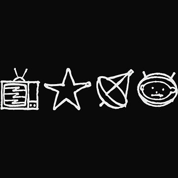 Artwork thumbnail, U2 - Zoo TV Symbols - White   by RetroAndStudio