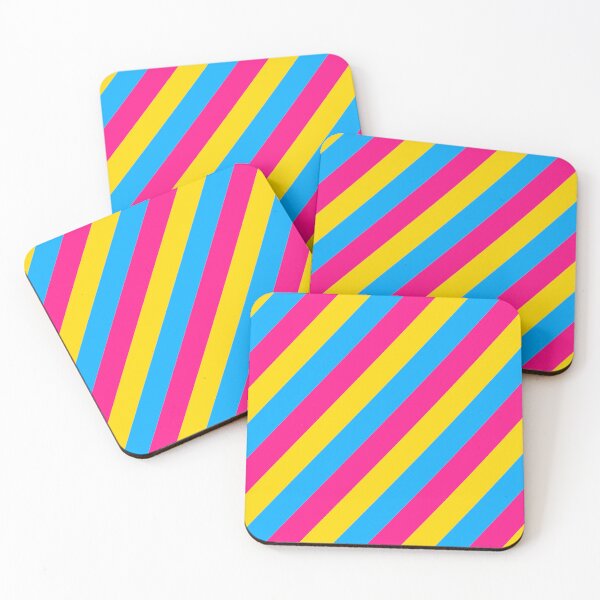 Item preview, Diagonally Striped Pansexual Pride Flag designed and sold by ontrendshirts.