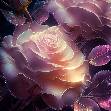 Artwork thumbnail, Magic Roses by Art by Lilia