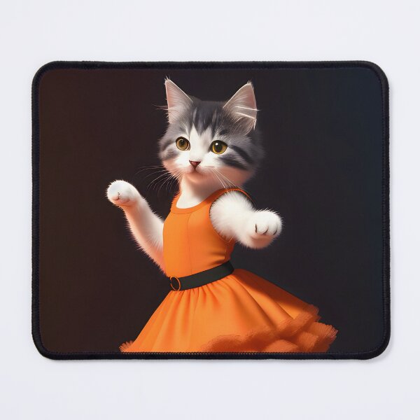 Item preview, Dancing cat - Modern digital art designed and sold by Ai-michiart.