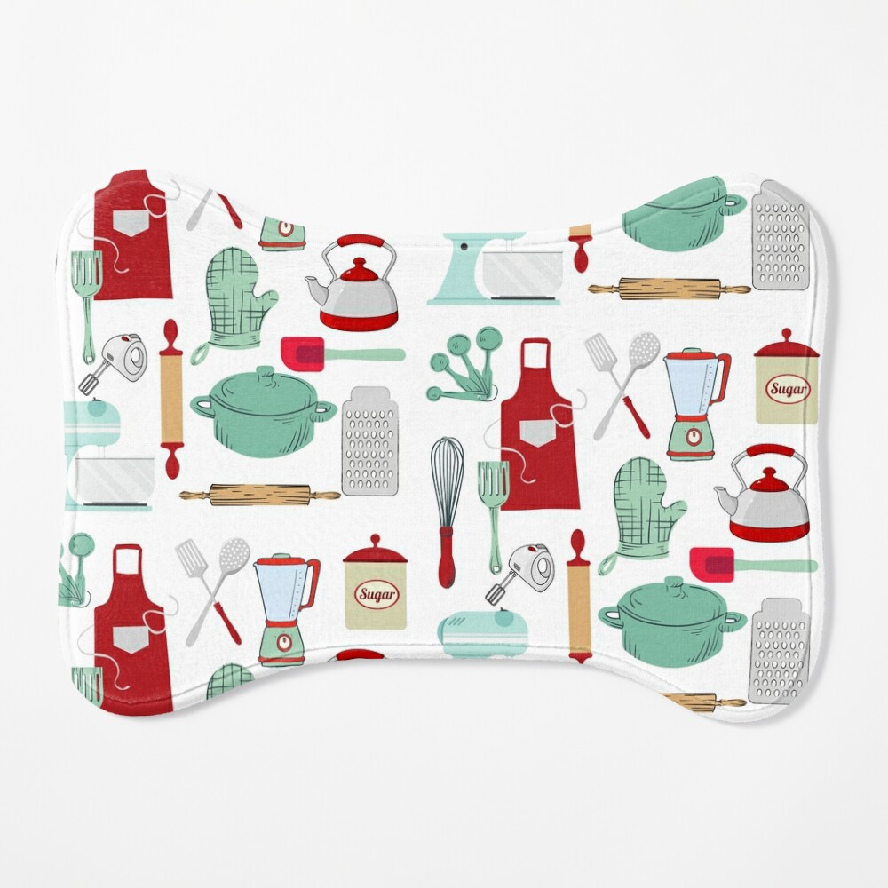 Latitude Run® Kitchen Utensils On Canvas Illustration