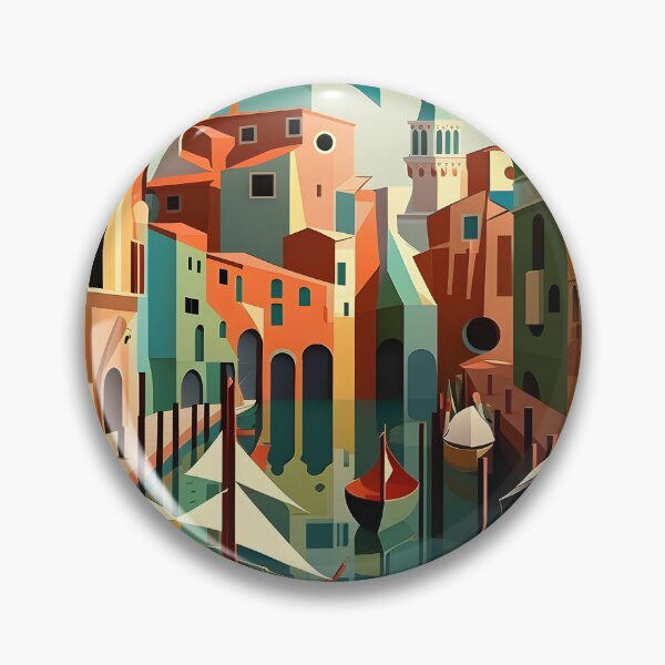 Item preview, Venice in cubism style designed and sold by giggles-omg.