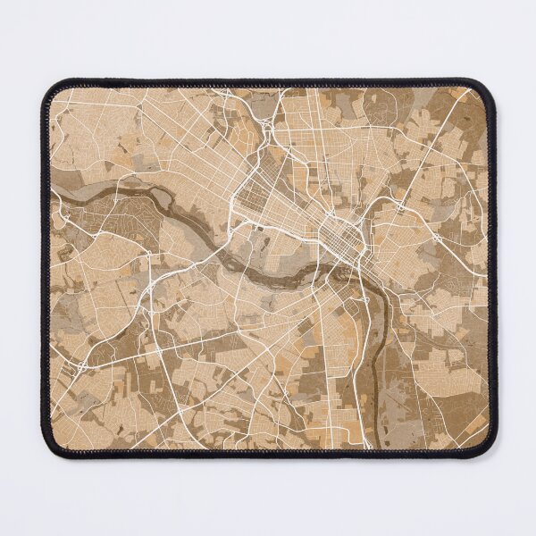 Item preview, Map of Richmond (VA, USA) in sepia vintage style designed and sold by blursbyai.