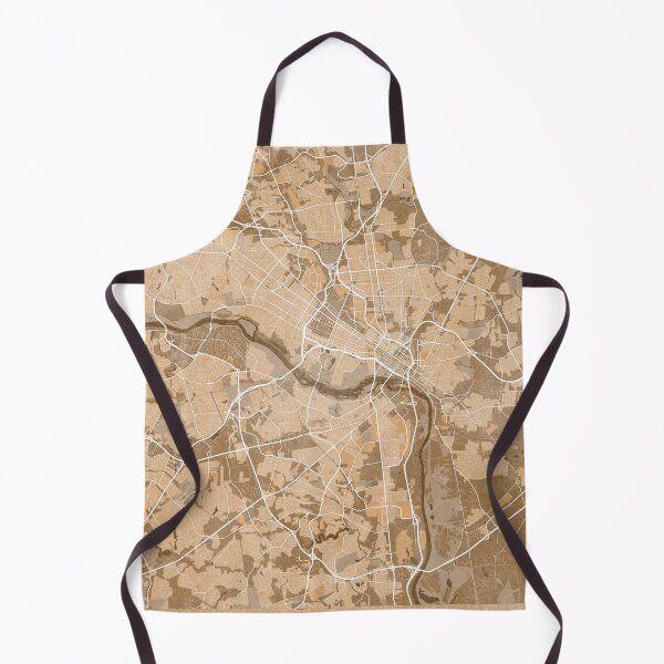 Item preview, Map of Richmond (VA, USA) in sepia vintage style designed and sold by blursbyai.
