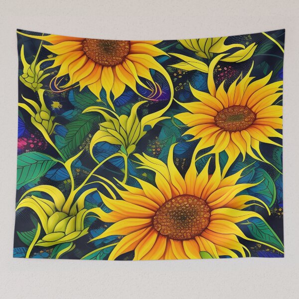 Item preview, Sunflowers and Leaves designed and sold by RoxanneG.