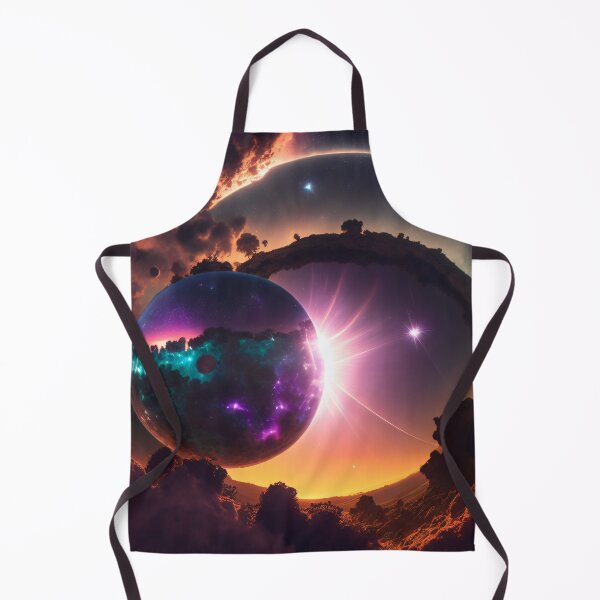 Item preview, Exoplanet Kepler-90P sureal, fictional, colorful. designed and sold by ArtCreator2023.