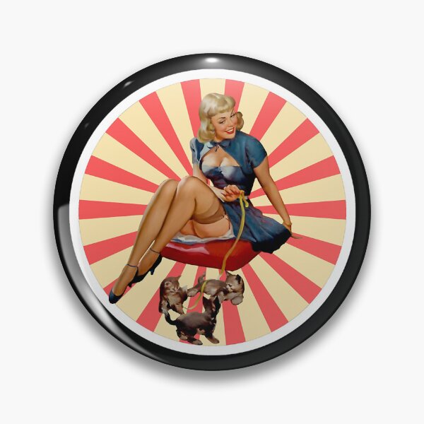 Item preview, Pinup girl - vintage model designed and sold by christophermit.