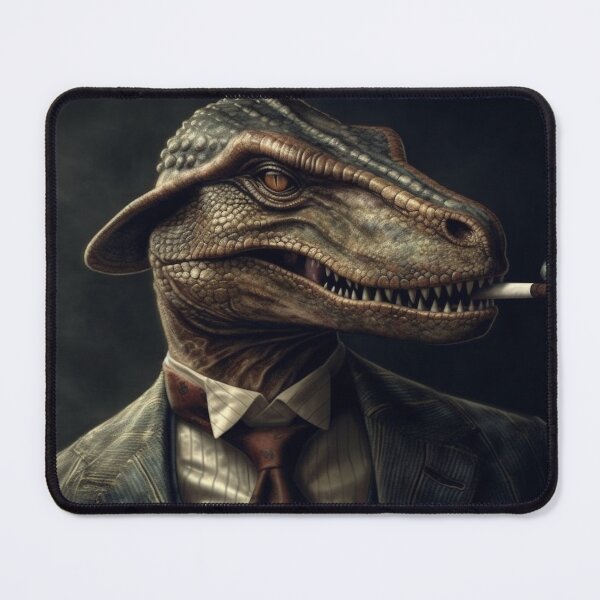 Item preview, Mobster Mesozoic: A Film Noir Dinosaur Scene designed and sold by Dotty-Designs.