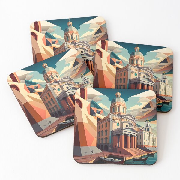 Item preview, St. Petersburg in cubism style designed and sold by giggles-omg.