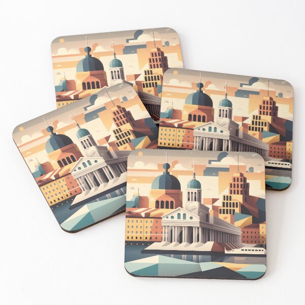 Item preview, Helsinki in cubism style 3 designed and sold by giggles-omg.