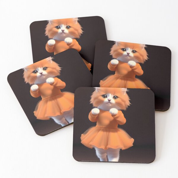 Item preview, Dancing cat - Modern digital art designed and sold by Ai-michiart.