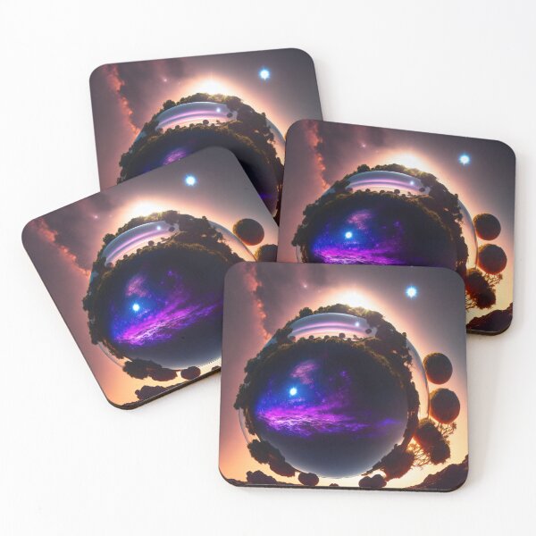Item preview, Exoplanet Kepler-90R sureal, fictional, colorful. designed and sold by ArtCreator2023.