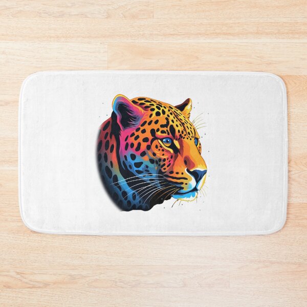 Item preview, colorful leopard wild animal - Different logo size, position? Email me -  designed and sold by Picture-Art.