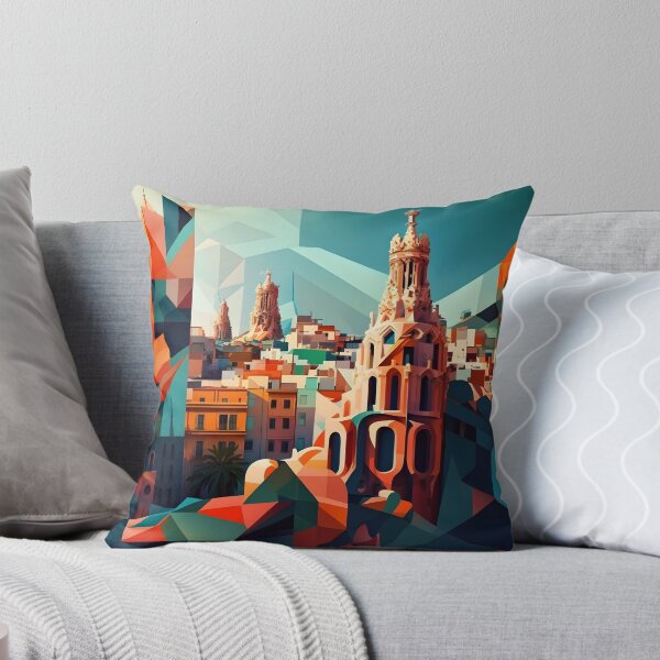 Item preview, Barcelona in cubism style designed and sold by giggles-omg.