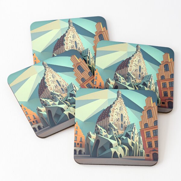 Item preview, Riga in cubism style 3 designed and sold by giggles-omg.