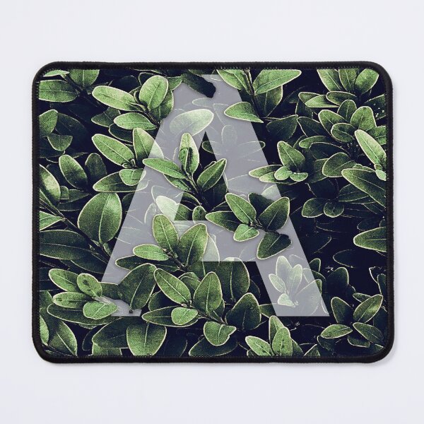 Item preview, Alphabet A covered with leaves designed and sold by flydye.