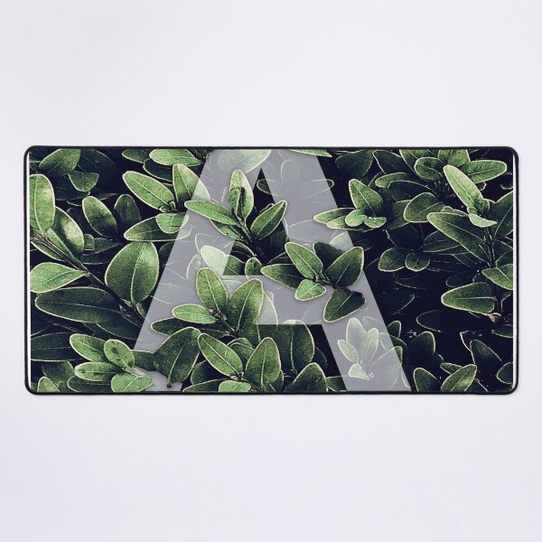 Item preview, Alphabet A covered with leaves designed and sold by flydye.