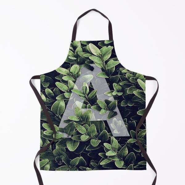 Item preview, Alphabet A covered with leaves designed and sold by flydye.