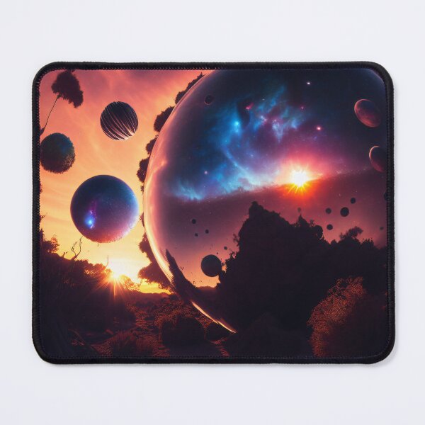 Item preview, Exoplanet Kepler-90T sureal, fictional, colorful. designed and sold by ArtCreator2023.