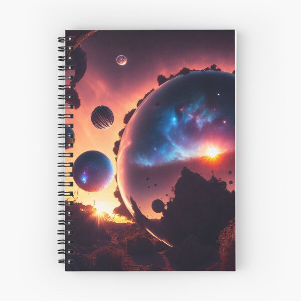 Item preview, Exoplanet Kepler-90T sureal, fictional, colorful. designed and sold by ArtCreator2023.