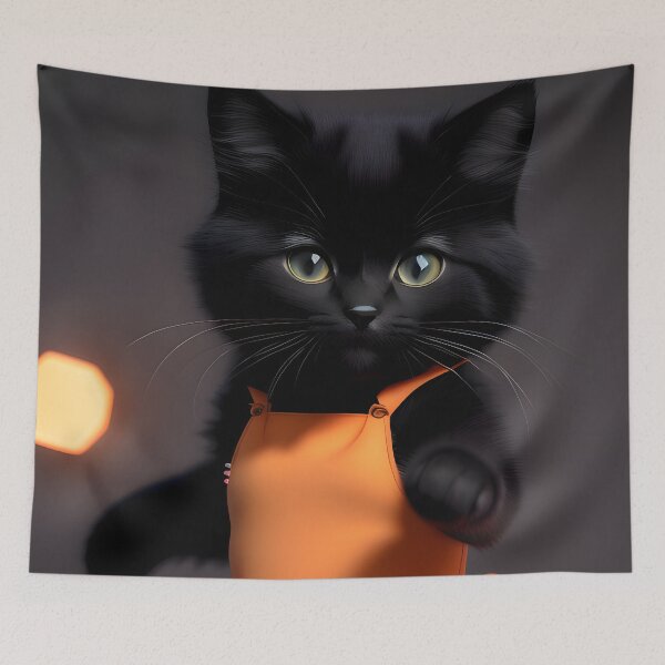 Item preview, Dancing cat - Modern digital art designed and sold by Ai-michiart.