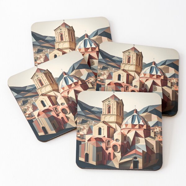 Item preview, Tbilisi in cubism style designed and sold by giggles-omg.