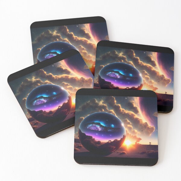Item preview, Exoplanet Kepler-90V sureal, fictional, colorful. designed and sold by ArtCreator2023.