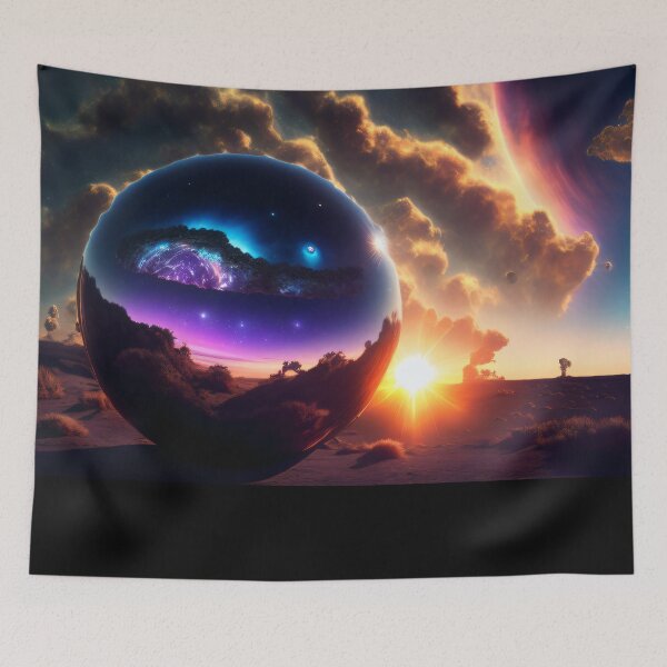 Item preview, Exoplanet Kepler-90V sureal, fictional, colorful. designed and sold by ArtCreator2023.