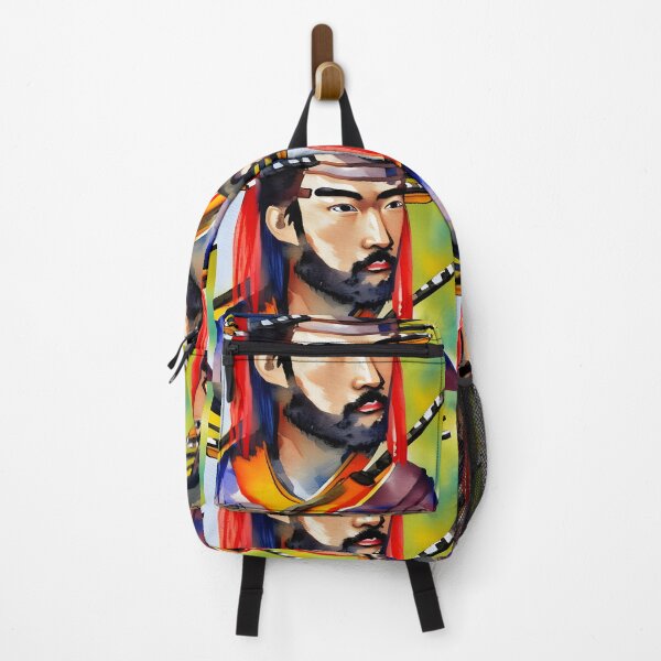 Item preview, Samurai Watercolour Style Portrait designed and sold by Ameiva-Apparel.