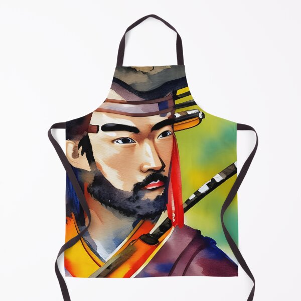 Item preview, Samurai estilo acuarela retrato designed and sold by Ameiva-Apparel.