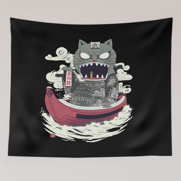 Item preview, Cat Yokai Paddling! designed and sold by ice1103.