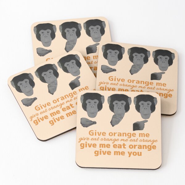 Item preview, Monkey's Longest Sign Language Sentence designed and sold by JavaDraws.